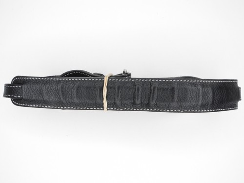 Sangle de cou pour appareil photo Leica en cuir noir 18776 avec anneaux métalliques (convient à de nombreux appareils photo) - Photo 13 sur 21