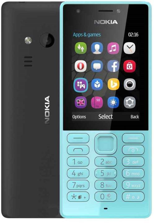 Original Nokia 216 2G bands GSM 900 1800 Bluetooth Dual SIM Cellphone