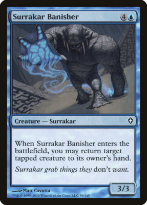 MTG Worldwake Surrakar Banisher Near Mint Englisch Magic Karte  161
