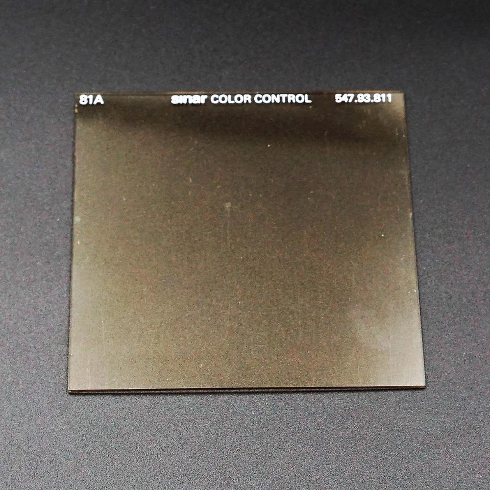 Sinar Color Control Filter 81A 547.93.811 w/ Sleeve - Image 3 of 4