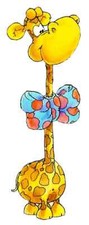 giraffe jungle wall safe sticker animal 10  inch 1pc new