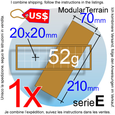 1x MDF Movement Tray 3x10 10x3 (E 0mm) 20mm Square Base WarHammer 40k Wargames