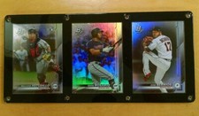 MINNESOTA TWINS 3 CARD PLAQUE WILLIANS ASTUDILLO EDDIE ROSARIO JOSE BERRIOS