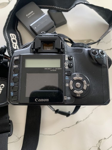 Canon EOS Rebel XT Digital Camera For parts Code 99 Error. Charger + Bag - Picture 6 of 10