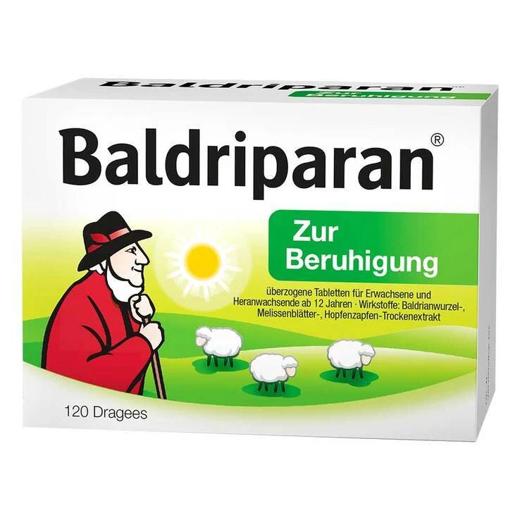 Baldriparan zur Beruhigung überzogene Tabletten · 120 St · PZN 17884339