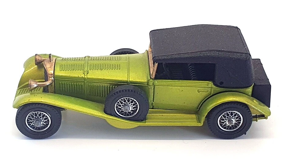 Matchbox Models Of Yesteryear Y-16 - 1928 Mercedes SS Coupe - Light Green - Image 4 of 4