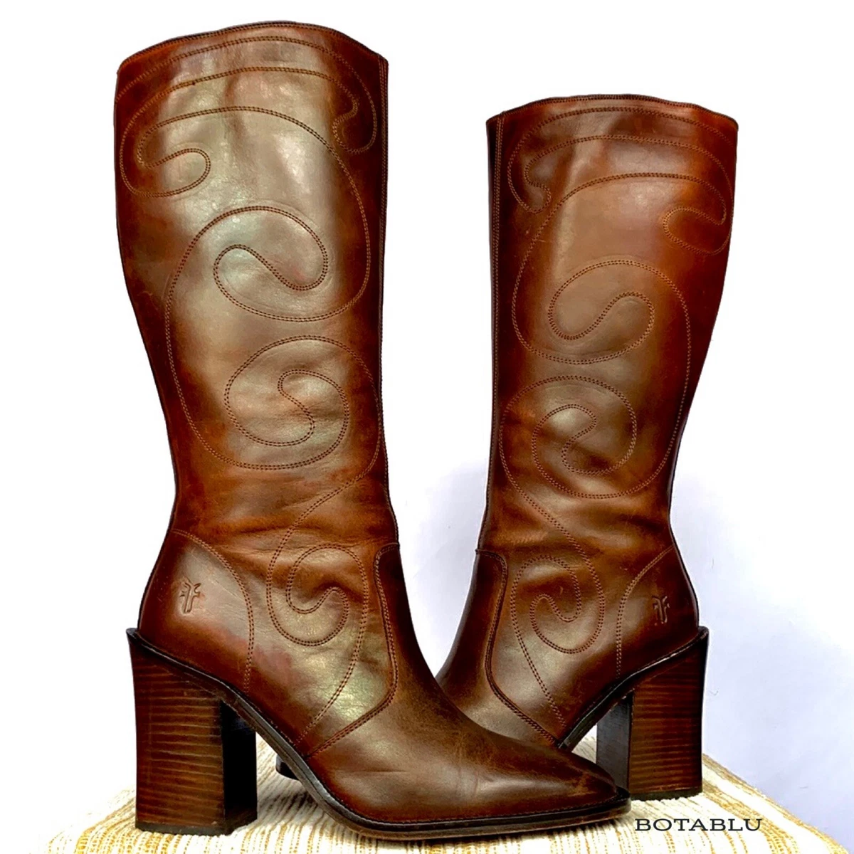 Boots with Swirls