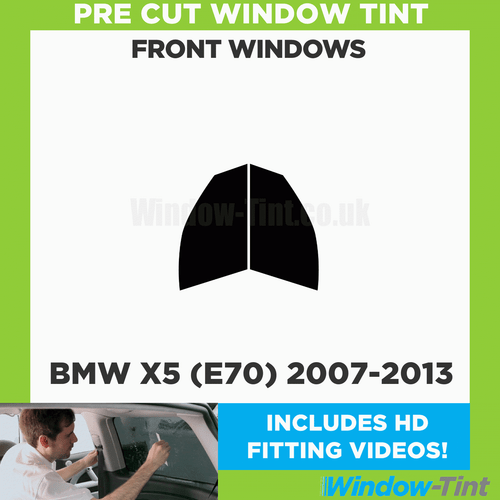 Pre Cut Car Window Tint for BMW X5 (E70) 2007-13 Front Windows Car Tinting Film - Picture 2 of 10