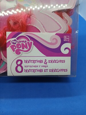 My Little Pony Party Invitations – 8-Count Pack With Envelopes For Birthday Or Themed Parties