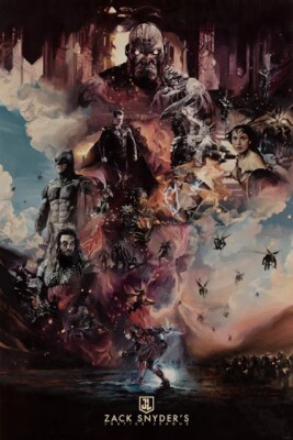 Justice League Batman Superman alternatives Filmposter Chris Valentine NT Mondo