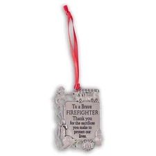 Cathedral Art Firefighter (Abbey & CA Gift) Occupation Ornament