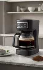 Mainstays CM1449-UL Black 12-Cup Programmable Drip Coffee Maker New style