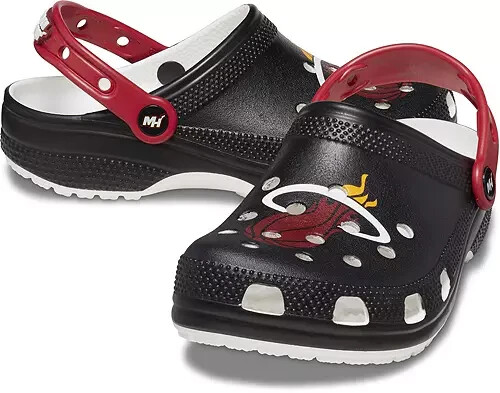 Crocs NBA Miami Heat Classic Clogs Black 208861-001 