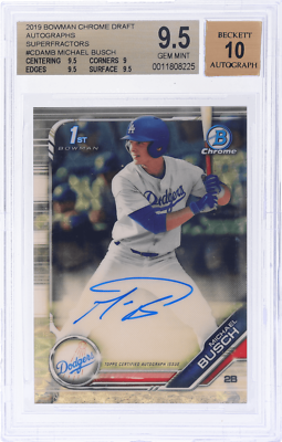 2019 Bowman Draft Michael Busch Chrome Auto Superfractor #CDAMB 1 