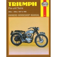 Triumph Pre-Unit Twins 498Cc 649Cc 1947-1962 Motorrad Werkstatthandbuch Haynes