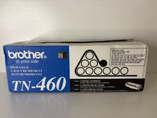 Genuine Brother TN-460 High Yield Black Toner Cartridge OEM Open Box Sealed New