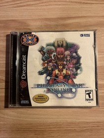 Phantasy Star Online (Sega Dreamcast, 2001)  INCLUDES Sonic Adventure 2 Demo
