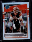 2020 Panini Donruss Optic Joe Burrow Holo Prizm Rookie RC #151 Bengals