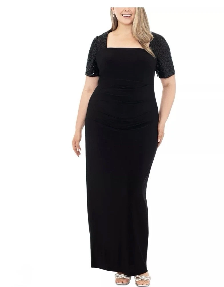 Betsy & Adam Long Formal Plus Size Dresses for Women for sale | eBay