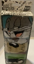 Bioworld Adult Mens 3 Pair Looney Tunes Taz Bugs Bunny Socks Set