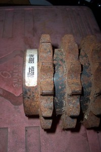 NOS MARTIN SPROCKET / GEAR  E80B14H  1" shaft 3 row