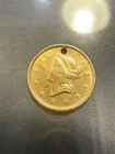 1853 Liberty Head One Dollar Gold Coin