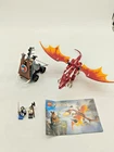 LEGO 7017 Viking Catapult versus the Nidhogg Dragon Vikings 7018 7019