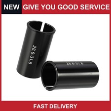 2 Pcs 28.6mm to 31.8mm Bicycle Seat Post Tube Adapter Reducing Sleeve