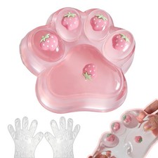 Chicooan Large Cat Paw Taba Squishy Squeeze Toys 5-Inch Pink Fufu Squishy