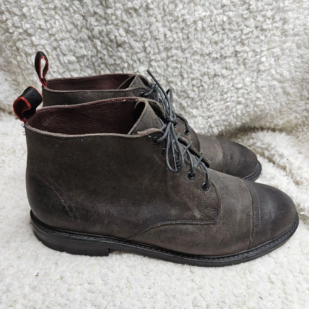 Allen Edmonds Patton Cap-toe Boots with Dainte Rubber Soles  display picture 1