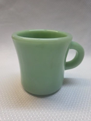 Vtg Fire King Jadeite C Handle Coffee Mug Excellent Condition!