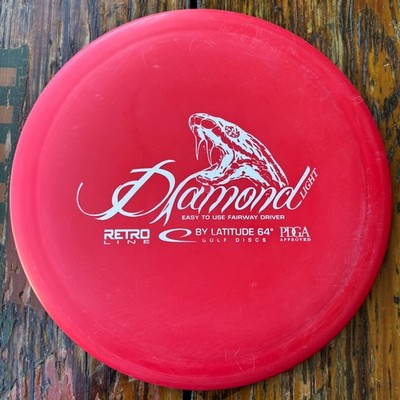 Latitude 64 Retro Line Diamond Light PFN OOP Old Run Snake Stamp Red 153 Grams