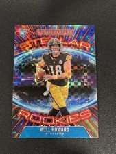 2025 Panini Rookies & Stars - Stellar Rookies Will Howard #5 Red Plaid (RC)