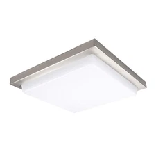 WAC Lighting, Metro 18in LED Energy Star Square Flush Mount 3000K in Brushed