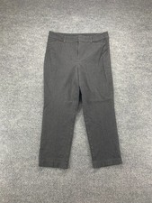 Old Navy Pants Womens 10 Gray Stretch Hi Rise Pixie Secret Smooth Pocket 32x25
