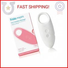 Frida Mom 2-in-1 Lactation Massager, Multiple Modes of Heat + Vibration for Clog