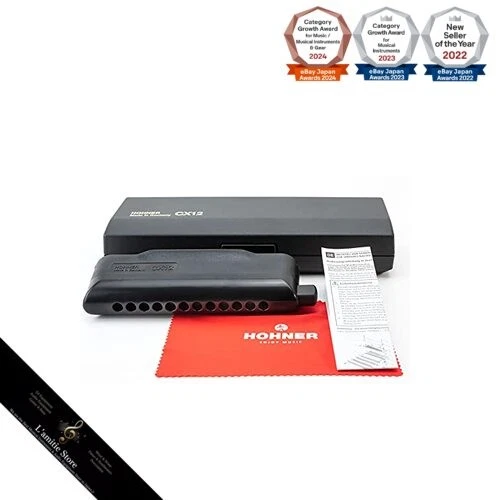 HOHNER CX12 F chromatic harmonicaJapan Brand New - Image 3 of 4