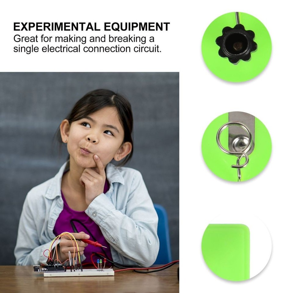 2Pcs Durable Physics Lamp Holder Light Green for Electrical Science ...