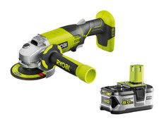 Ryobi R18AG-0 18V ONE+ Cordless Angle Grinder, RB18L50 18V Battery