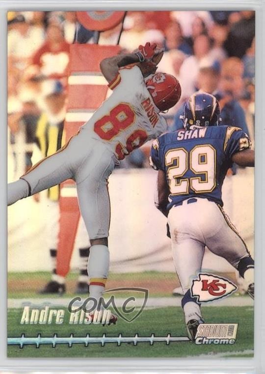 1999 Topps Stadium Club Chrome Refractor Andre Rison #105 6e0