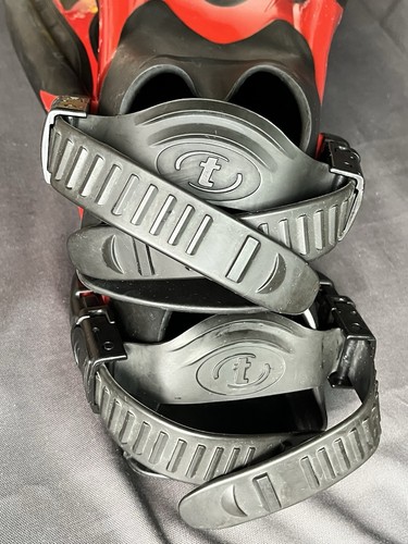 Tusa Xpert Zoom Split Fin offene verstellbare Ferse Tauchflossen L-XL mit Tragetasche - Bild 10 von 21