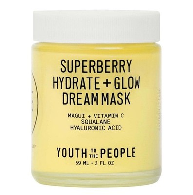 Youth to the People Superberry Hydrate + Glow Dream Mask 2 oz DISCONTINUED FORM.
