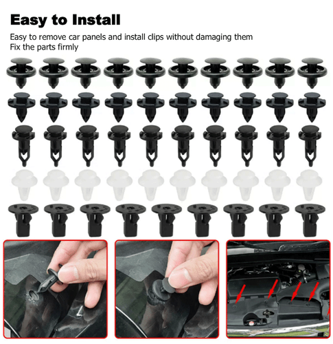 Juego de 100 clips de panel de moldura de parachoques para capó de puerta de coche para Toyota - Imagen 2 de 10