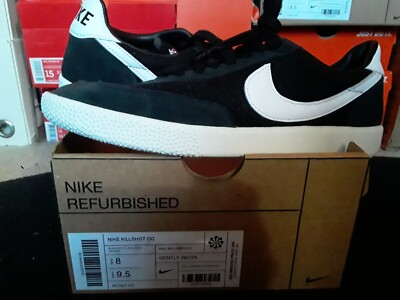 Nike Air Killshot OG Leather Mesh Suede Black White Sail Team Orange DC7627 001
