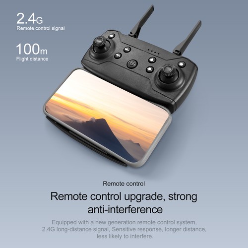 LED E99 PRO RC Drone With 4K HD Dual Camera WiFi FPV Foldable Quadcopter US - Picture 9 of 20