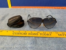 Vintage Ferrari Aviator Foldable Sunglasses With Case