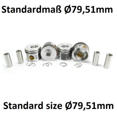 Kolben Set STD Ø79,51 für VW T5 Pumpe Düse 1.9 TDI AXB AXC