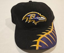 Baltimore Ravens Snapback Hat Cap Back/Purple 