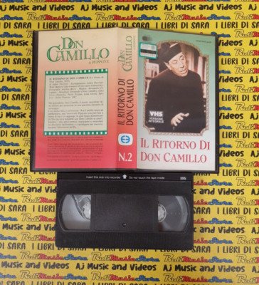 VHS *film IL RITORNO DI DON CAMILLO VERSIONE INTEGRALE CENTER TV 2 (F302)