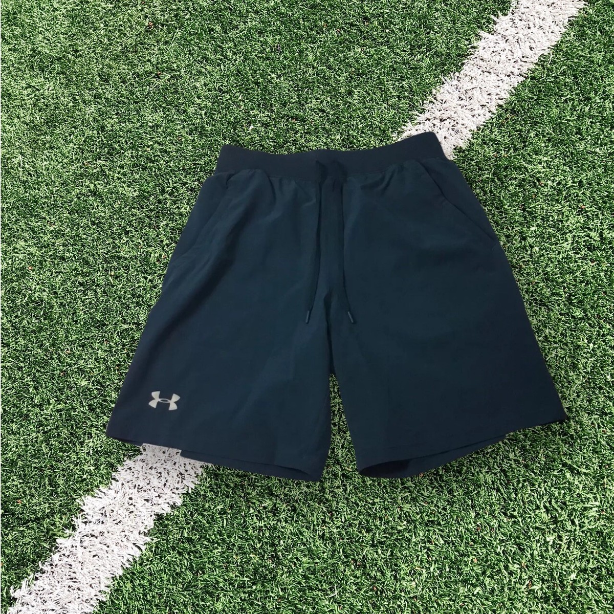 Under Armour Men SpeedPocket 9” Lined Running Shorts 1351191 Blue